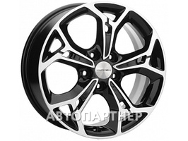 Khomen Wheels KHW1702 (ZV17_CX-5/Seltos) 7x17 5x114.3 ET50 67.1 Black-FP